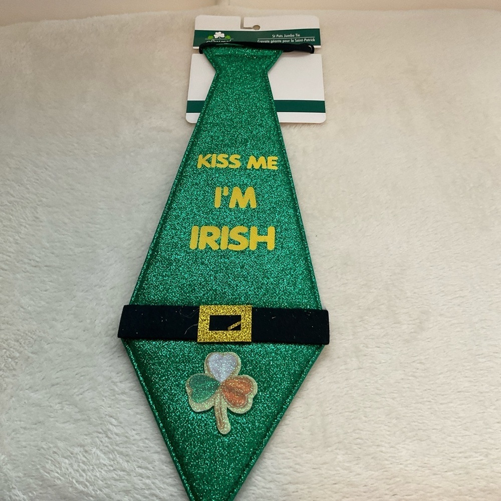 Green Novelty Irish Tie